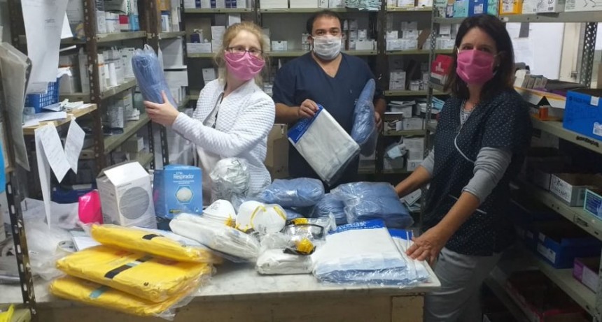 Coronavirus: el Hospital Municipal recibió importantes donaciones