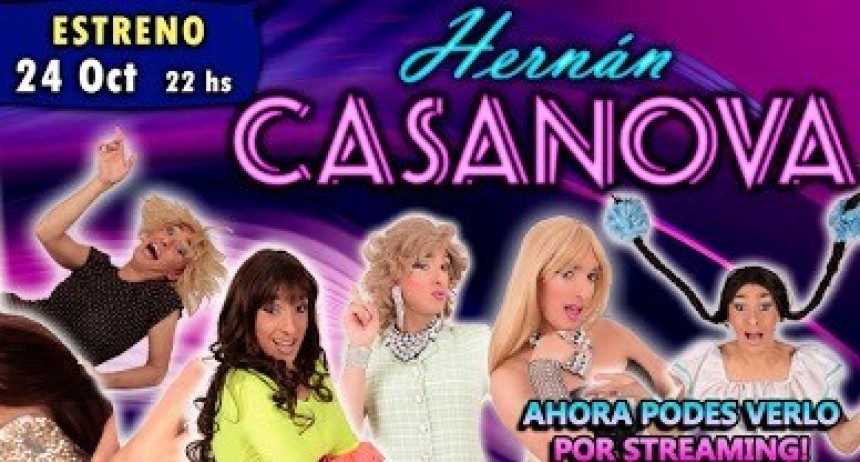 Hernán Casanova presenta su show de humor por streaming